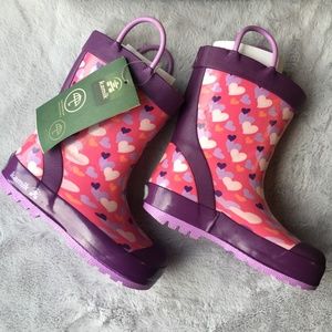 Kamik Lovely heart girls rain boot